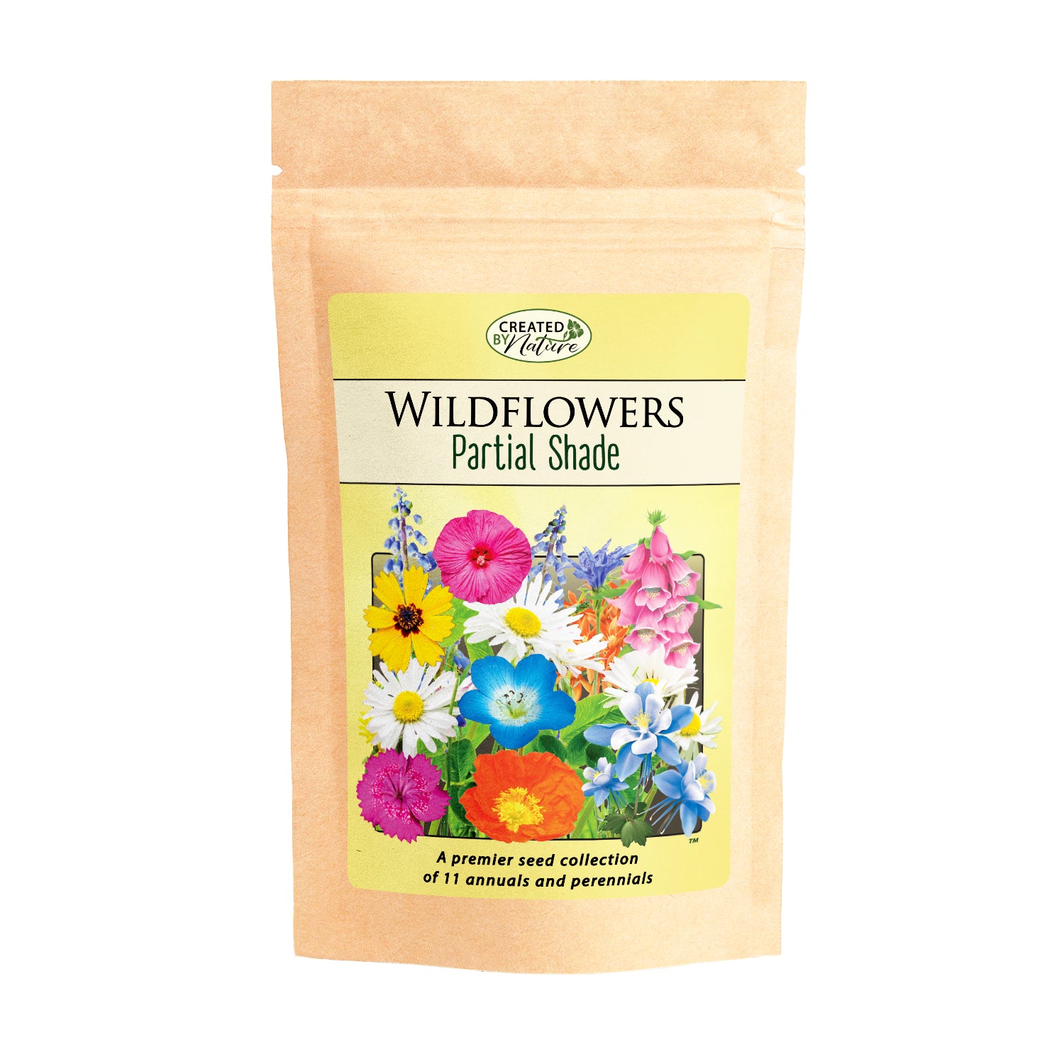 Partial shade wildflower seed mix